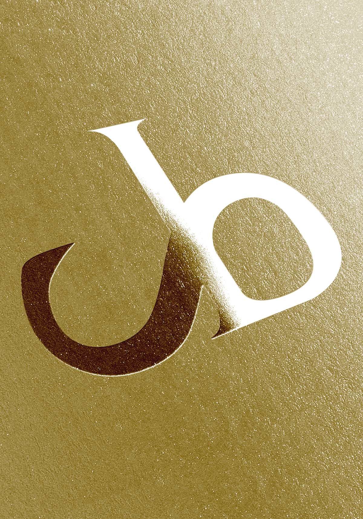 logo Sandra Bouzon métallic brillant