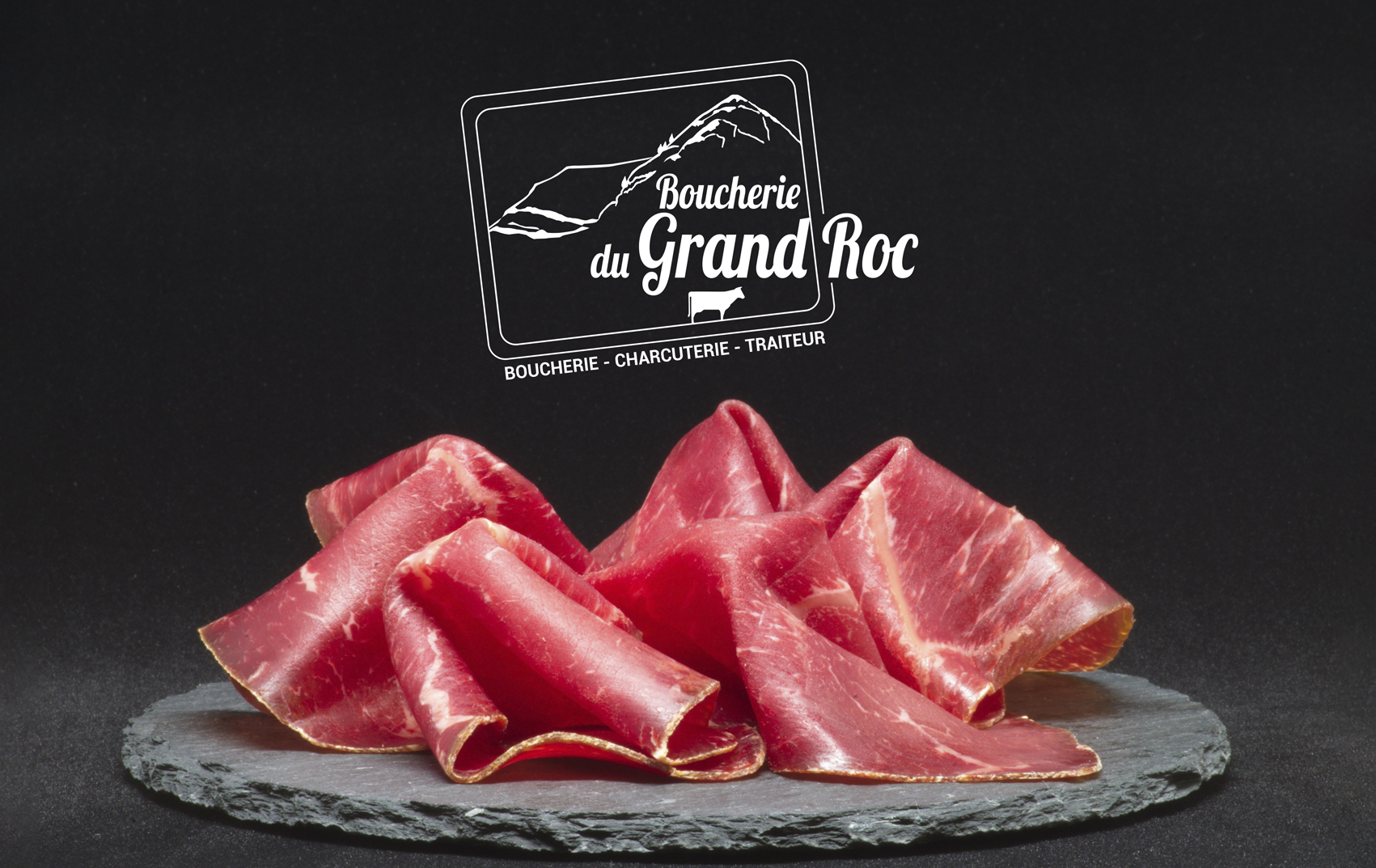 ambiance logo Grand Roc charcuterie